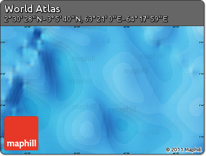 Political Map of the Area around 2° 48' 4" N, 63° 49' 30" E