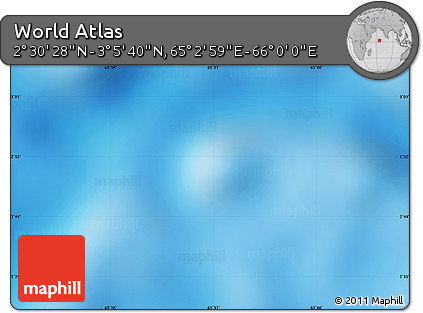 Physical Map of the Area around 2° 48' 4" N, 65° 31' 30" E
