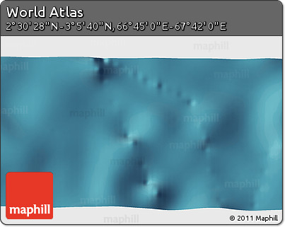 Satellite 3D Map of the Area around 2° 48' 4" N, 67° 13' 29" E
