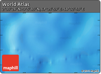 Physical Map of the Area around 2° 48' 4" N, 68° 4' 29" E