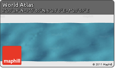 Satellite Panoramic Map of the Area around 2° 48' 4" N, 6° 52' 30" E