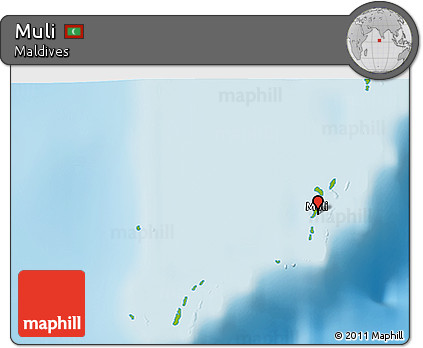 Physical 3D Map of Muli