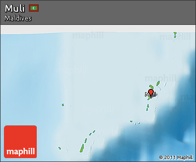 Physical 3D Map of Muli
