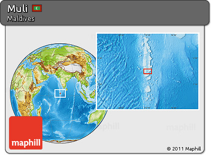 Physical Location Map of Muli