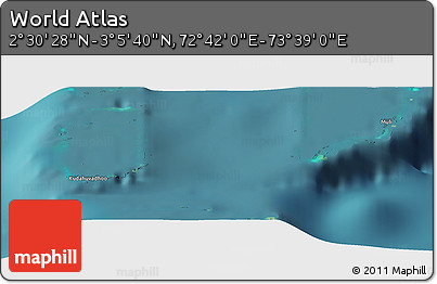Satellite Panoramic Map of the Area around 2° 48' 4" N, 73° 10' 30" E