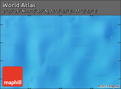 Physical Map of the Area around 2° 48' 4" N, 76° 34' 29" E