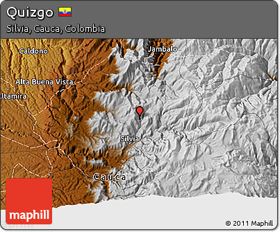 Physical 3D Map of Quizgo