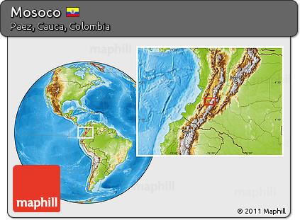 Physical Location Map of Mosoco