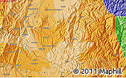 Political Map of the area around 2° 48' 4" N, 76° 25' 30" W