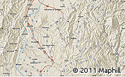 Shaded Relief Map of Guambía
