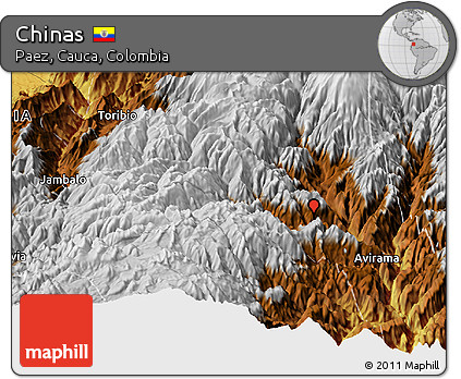 Physical Panoramic Map of Chinas