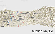 Shaded Relief Panoramic Map of Guambía