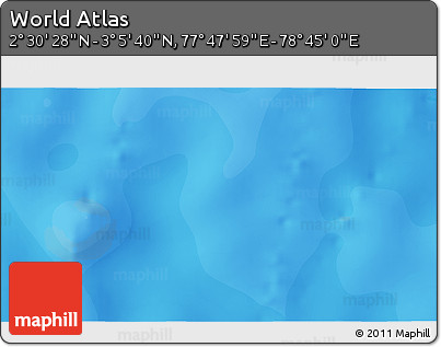 Political 3D Map of the Area around 2° 48' 4" N, 78° 16' 30" E