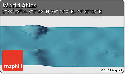 Satellite Panoramic Map of the Area around 2° 48' 4" N, 79° 7' 30" E