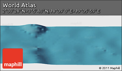 Satellite Panoramic Map of the Area around 2° 48' 4" N, 79° 7' 30" E