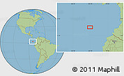 Savanna Style Location Map of the area around 2° 48' 4" N, 83° 13' 29" W