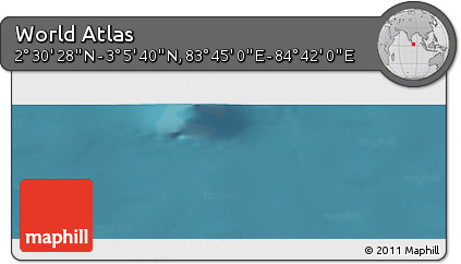 Satellite Panoramic Map of the Area around 2° 48' 4" N, 84° 13' 29" E