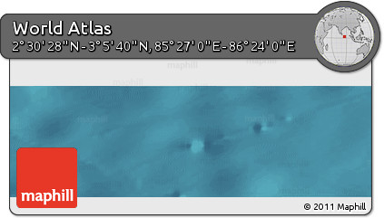 Satellite Panoramic Map of the Area around 2° 48' 4" N, 85° 55' 30" E