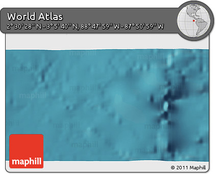 Satellite 3D Map of the Area around 2° 48' 4" N, 88° 19' 29" W