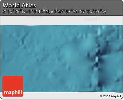 Satellite 3D Map of the Area around 2° 48' 4" N, 88° 19' 29" W