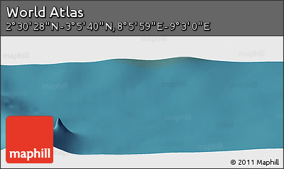 Satellite Panoramic Map of the Area around 2° 48' 4" N, 8° 34' 29" E