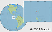 Savanna Style Location Map of the area around 2° 48' 4" N, 90° 52' 30" W
