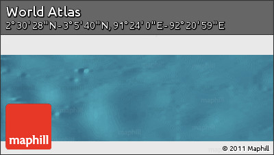 Satellite Panoramic Map of the Area around 2° 48' 4" N, 91° 52' 30" E