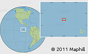 Savanna Style Location Map of the area around 2° 48' 4" N, 95° 58' 29" W