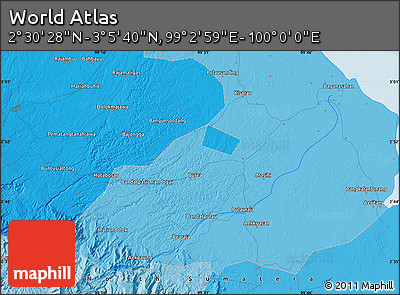 Political Map of the Area around 2° 48' 4" N, 99° 31' 30" E