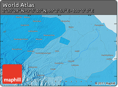 Political Map of the Area around 2° 48' 4" N, 99° 31' 30" E