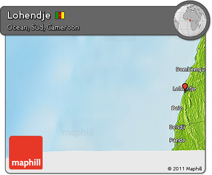 Physical 3D Map of Lohendje