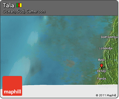 Satellite 3D Map of Tala