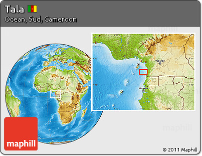 Physical Location Map of Tala