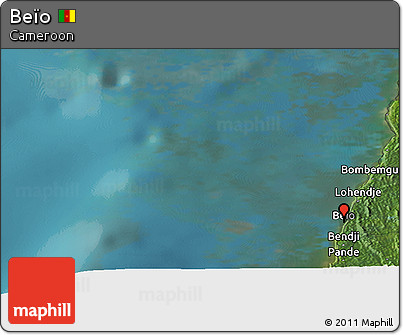 Satellite Panoramic Map of Beïo