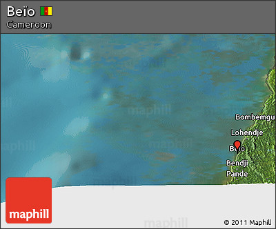Satellite Panoramic Map of Beïo