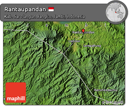 Satellite Map of Rantaupandan