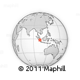 Outline Map of the Area around 2° 27' 3" S, 103° 46' 30" E, rectangular outline