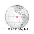 Outline Map of the Area around 2° 27' 3" S, 103° 37' 30" W, rectangular outline