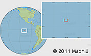 Savanna Style Location Map of the area around 2° 27' 3" S, 107° 52' 30" W