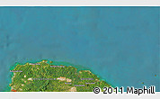Satellite 3D Map of the area around 2° 27' 3" S, 108° 1' 30" E
