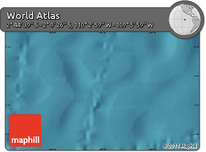 Satellite Map of the Area around 2° 27' 3" S, 109° 34' 29" W