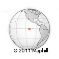 Outline Map of the Area around 2° 27' 3" S, 109° 34' 29" W, rectangular outline