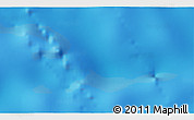 Physical 3D Map of the area around 2° 27' 3" S, 10° 7' 30" W