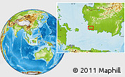 Physical Location Map of Perimping