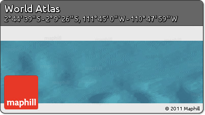 Satellite Panoramic Map of the Area around 2° 27' 3" S, 111° 16' 30" W
