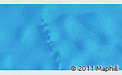 Physical 3D Map of the area around 2° 27' 3" S, 112° 7' 30" W