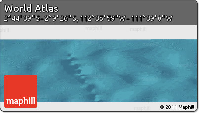 Satellite Panoramic Map of the Area around 2° 27' 3" S, 112° 7' 30" W
