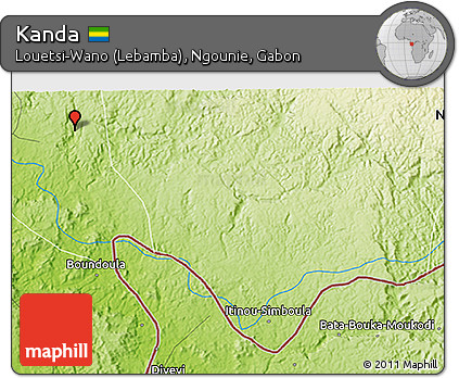 Physical 3D Map of Kanda