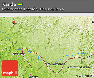 Physical 3D Map of Kanda