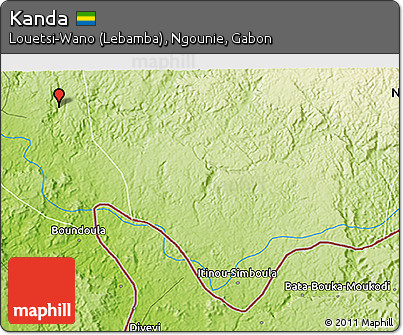 Physical 3D Map of Kanda